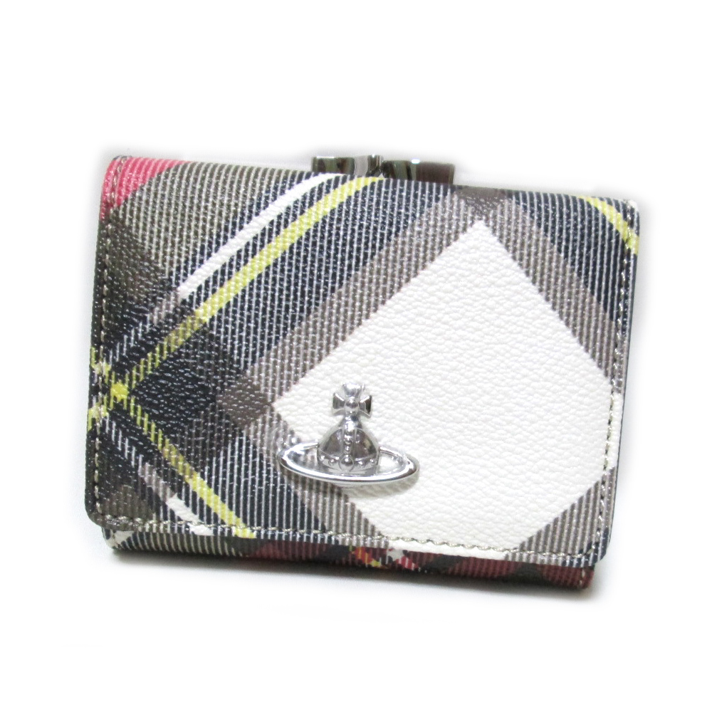 【正規品】 Vivienne Westwood 三つ折り財布　タータン