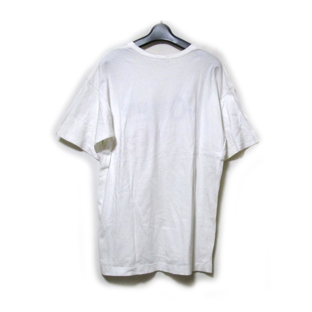 COMME des GARCONS コムデギャルソン Tシャツ 92SS 20yearsグラフィック 20周年記念 クルーネック 半袖 Tシャツ HT-110440 HOMME 田中オム アーカイブ ホワイト 白 日本製 トップス カットソー 【メンズ】