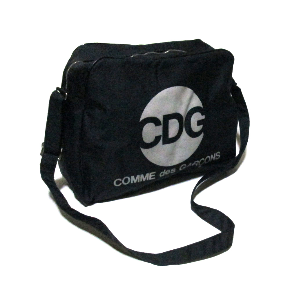 日本極東貿易 / COMME des GARCONS コムデギャルソン 初期オリジナルCDGエアラインショルダーバッグ (黒 鞄) 131673
