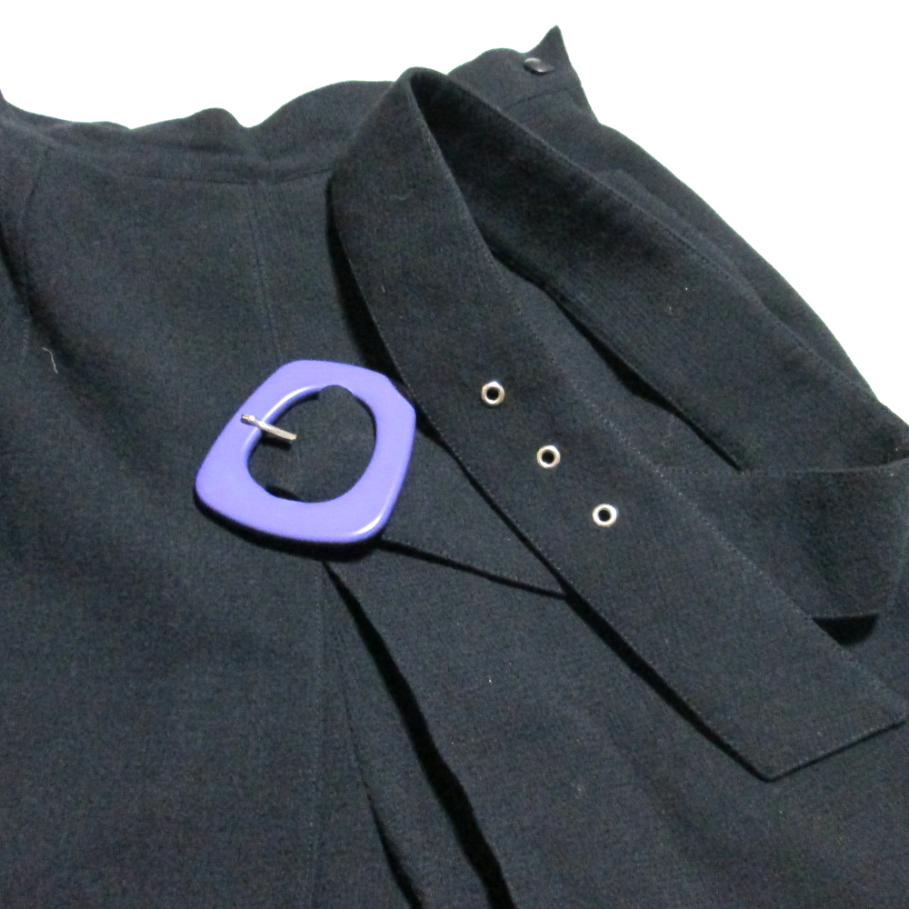 日本極東貿易 / Vintage Thierry Mugler ヴィンテージ ティエリーミュグレー 「7AR」 セットアップスーツ (黒 紫