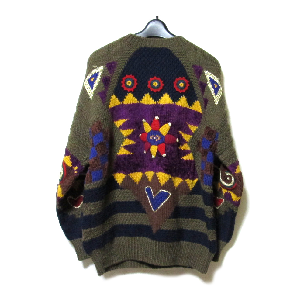 日本極東貿易 / 美品 Vintage 70's Sens Du Mai ヴィンテージ 70年代 サイケデリックニットセーター